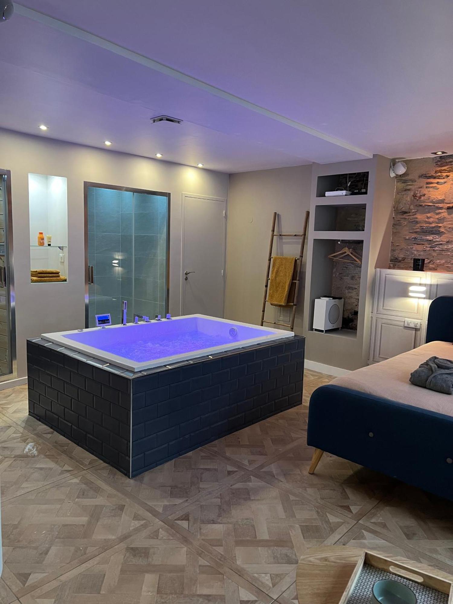 Appartement Avec Jacuzzi Sauna & Home Cinema - Nid D'Angers Esterno foto