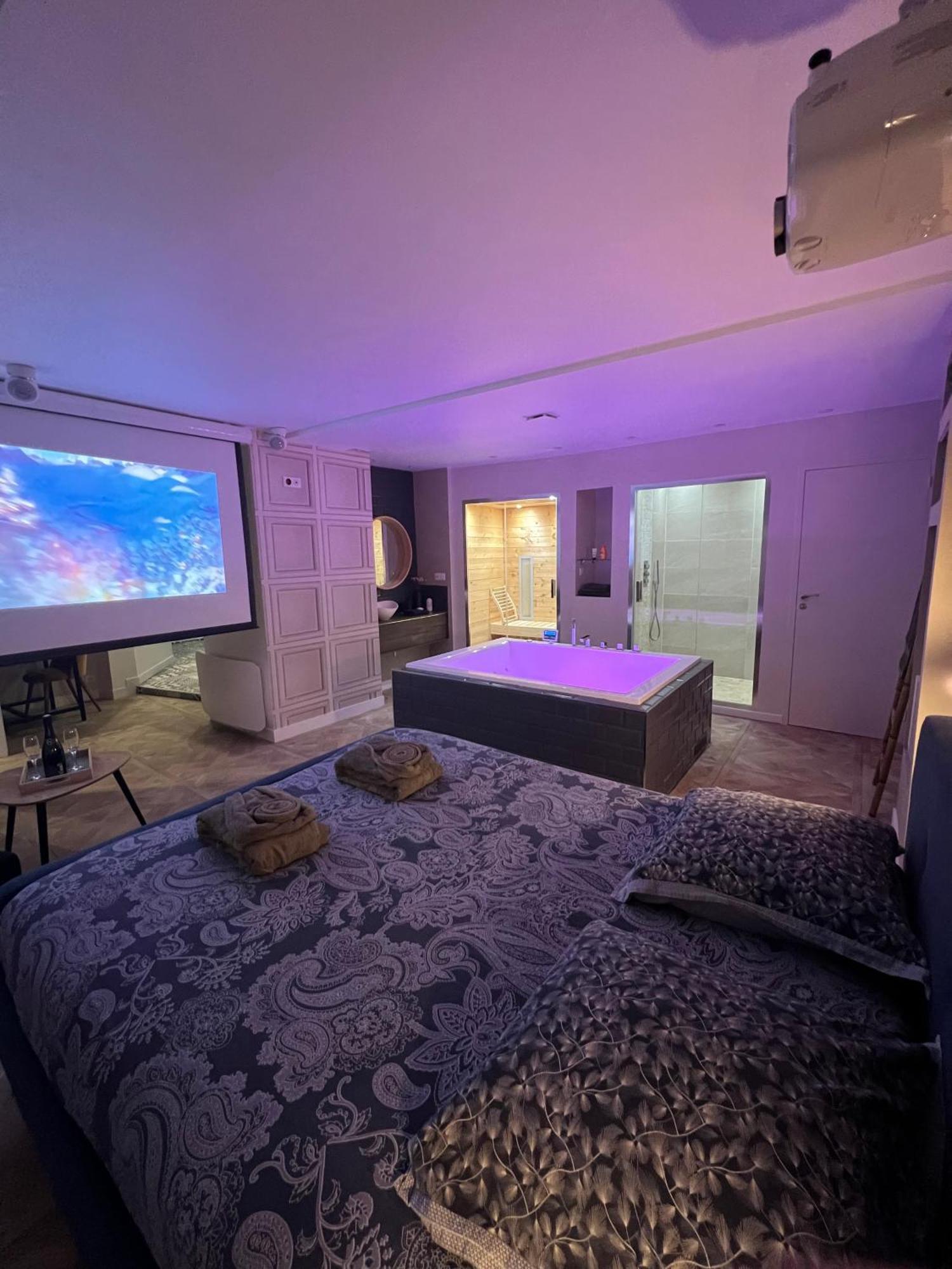 Appartement Avec Jacuzzi Sauna & Home Cinema - Nid D'Angers Esterno foto