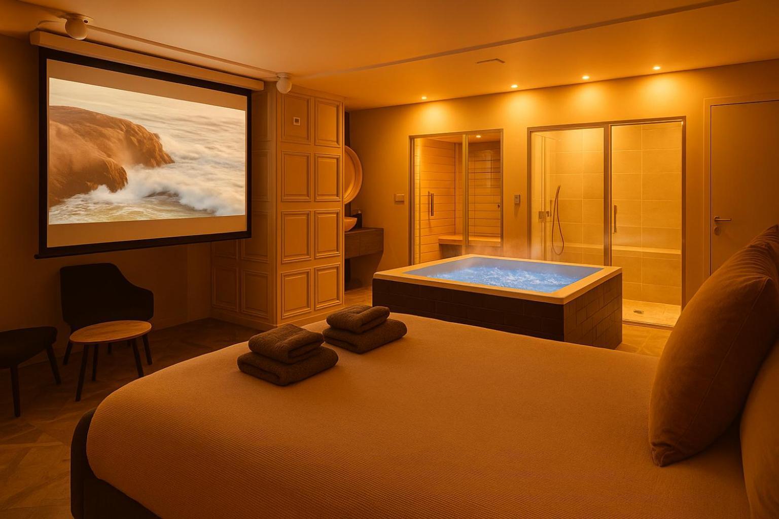 Appartement Avec Jacuzzi Sauna & Home Cinema - Nid D'Angers Esterno foto
